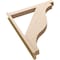 Ekena Millwork 5 1/2-in W x 38-in D x 46-in H Funston Block Rough Cedar Woodgrain TimberThane Outlooker, Primed Tan OUTUR055X38X46FST44RCPR - alternate 6